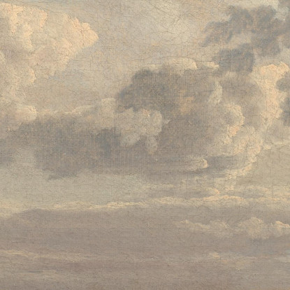 Studio Di Nuvole Sul Mare Christoffer Wilhelm Eckersberg cwe65 quadro stampato su tela