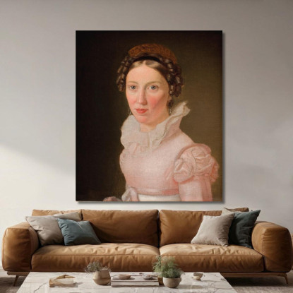 Suzanne Juel Cognata Dell'Artista E In Seguito Sua Terza Moglie Christoffer Wilhelm Eckersberg cwe67 quadro stampato su tela