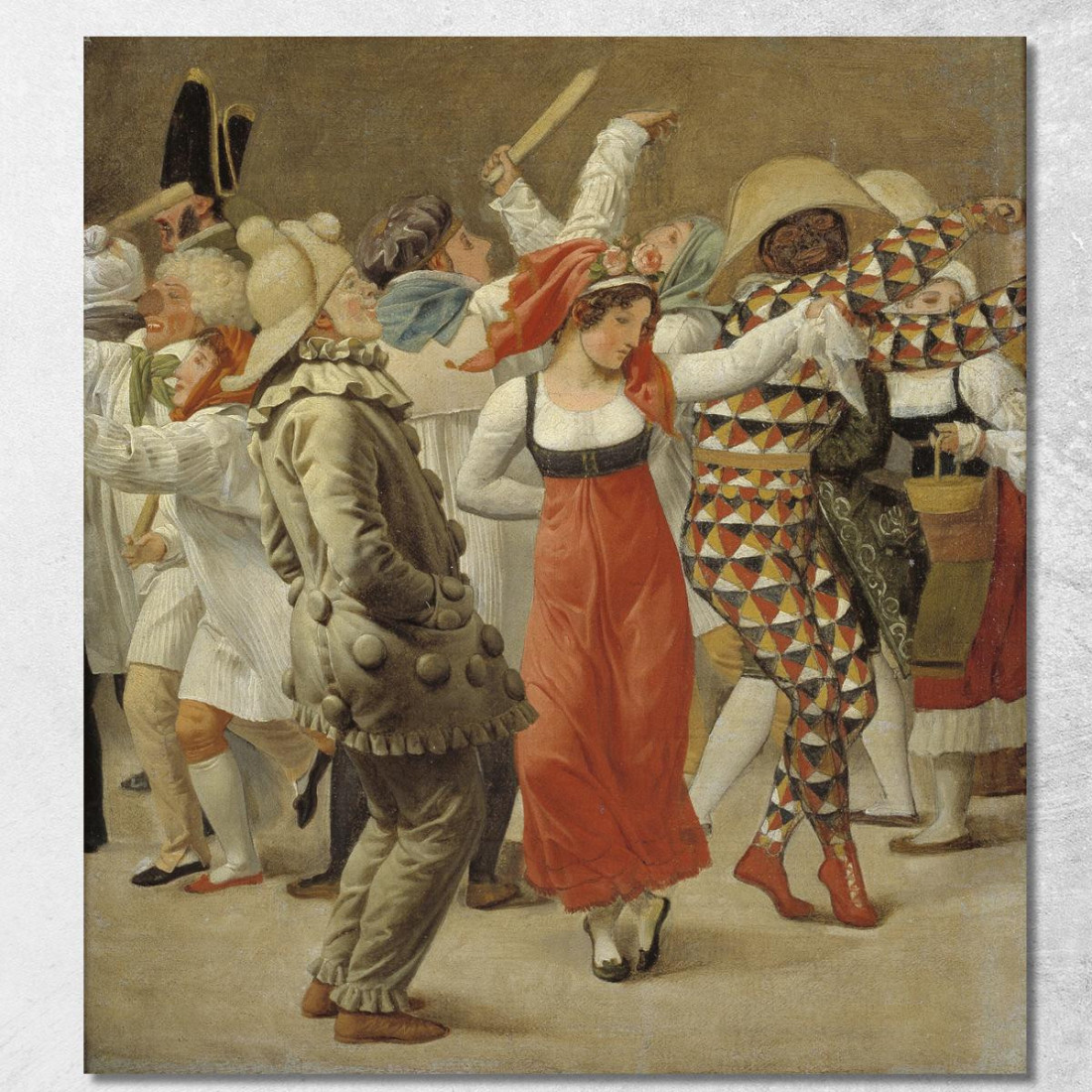 Il Carnevale A Roma (Frammento) Christoffer Wilhelm Eckersberg cwe69 quadro stampato su tela Il Carnevale A Roma (Frammento) Christoffer Wilhelm Eckersberg cwe69 quadro stampato su tela