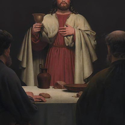 L'Ultima Cena Christoffer Wilhelm Eckersberg cwe77 quadro stampato su tela