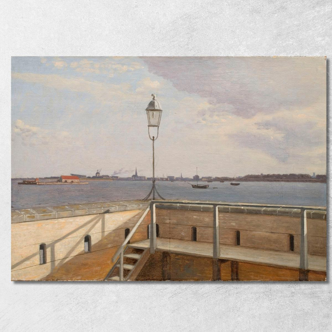 Veduta Dalla Batteria Trekroner Con Copenaghen In Lontananza Christoffer Wilhelm Eckersberg cwe91 quadro stampato su tela Veduta Dalla Batteria Trekroner Con Copenaghen In Lontananza Christoffer Wilhelm Eckersberg cwe91 quadro stampato su tela