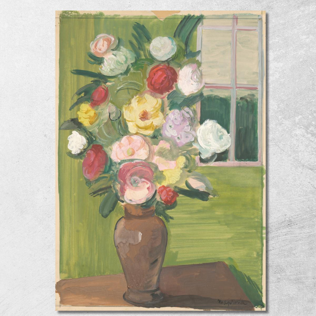 Bouquet Cyprián Majerník cmj5 quadro stampato su tela Bouquet Cyprián Majerník cmj5 quadro stampato su tela