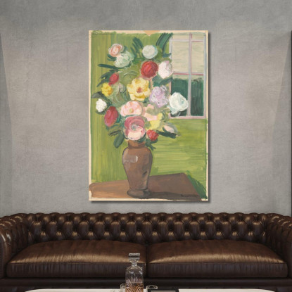 Bouquet Cyprián Majerník cmj5 quadro stampato su tela