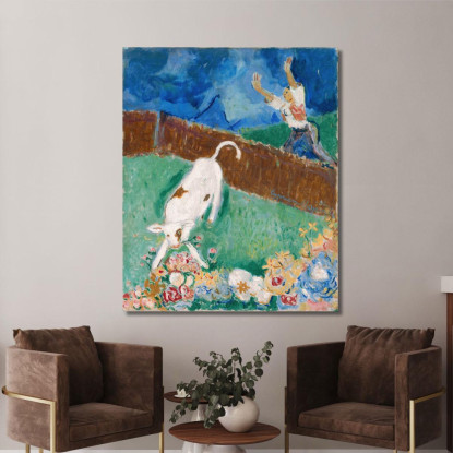 Vitello Cyprián Majerník cmj10 quadro stampato su tela