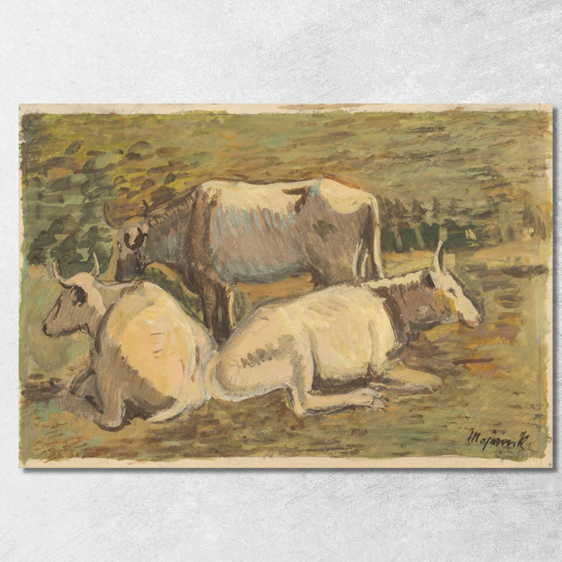 Mucche Cyprián Majerník cmj18 quadro stampato su tela Mucche Cyprián Majerník cmj18 quadro stampato su tela