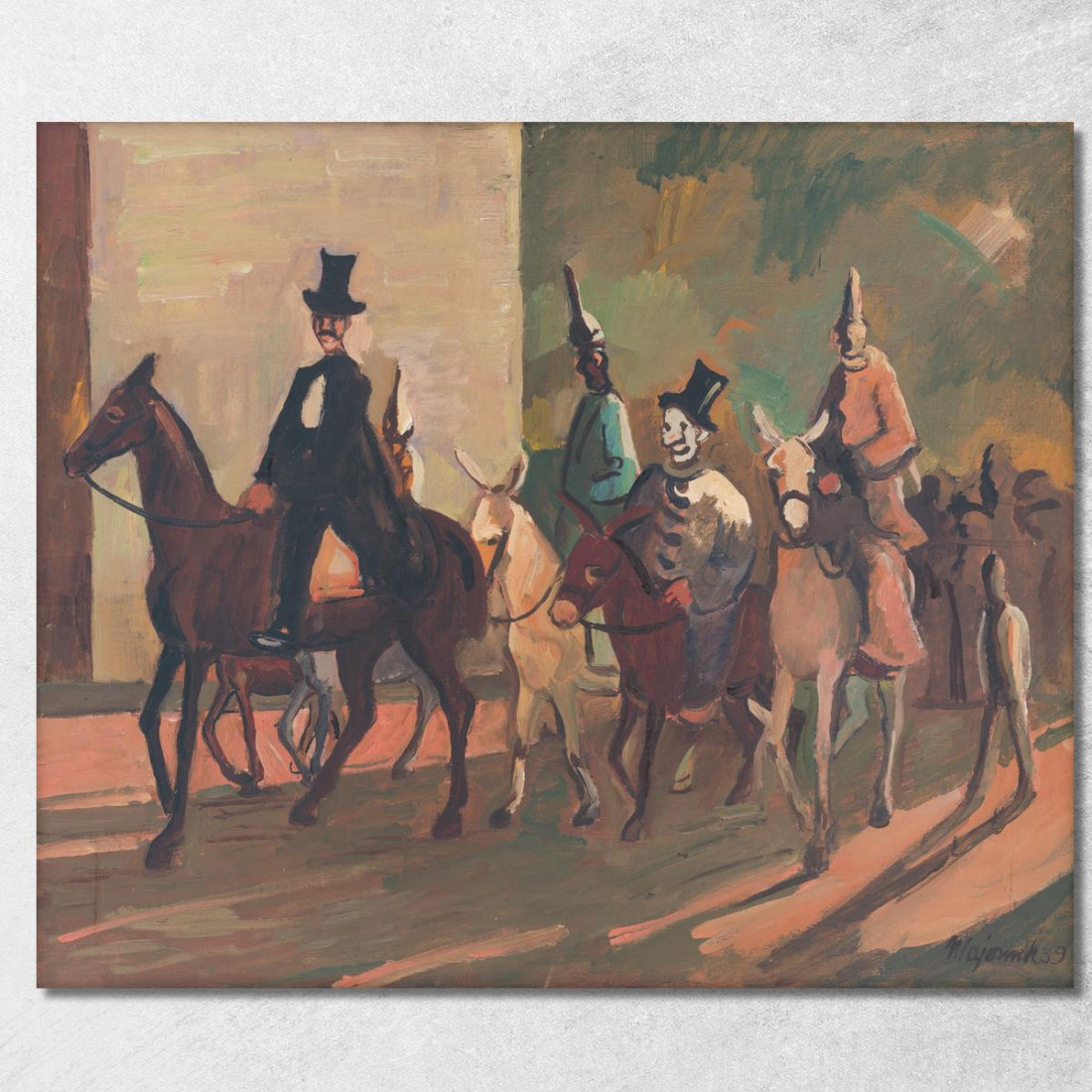 Entrando Nell'Arena Cyprián Majerník cmj25 quadro stampato su tela