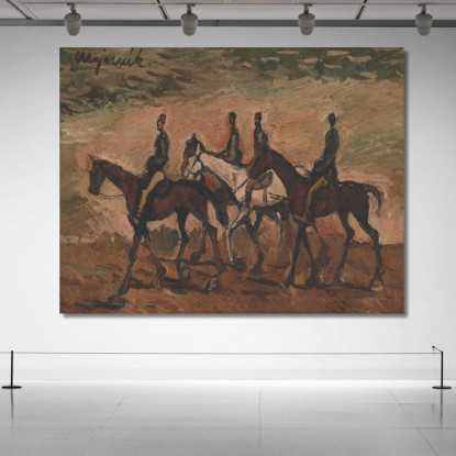 Pattuglia A Cavallo Cyprián Majerník cmj36 quadro stampato su tela