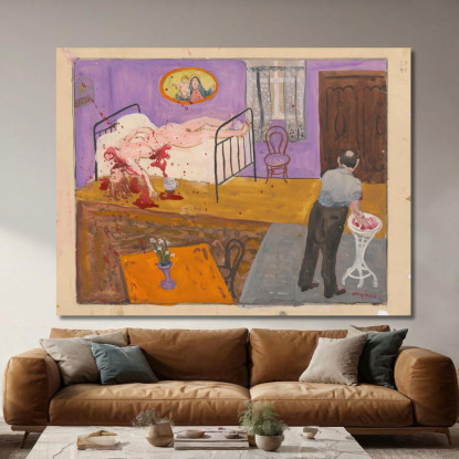 Amanti Alla Periferia Cyprián Majerník cmj39 quadro stampato su tela