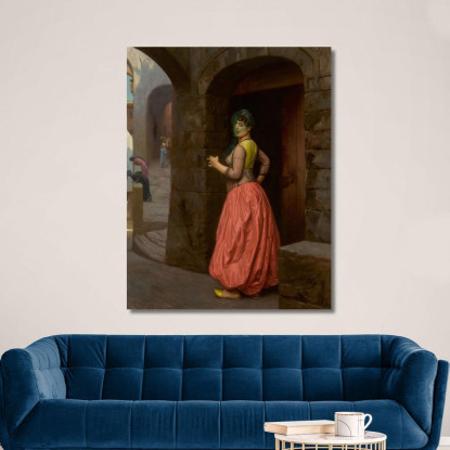 La Giovane Ragazza Del Cairo 2 Jean-Léon Gérôme jlg61 quadro stampato su tela