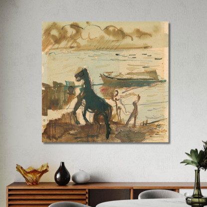 Presso L'Acqua Cyprián Majerník cmj51 quadro stampato su tela