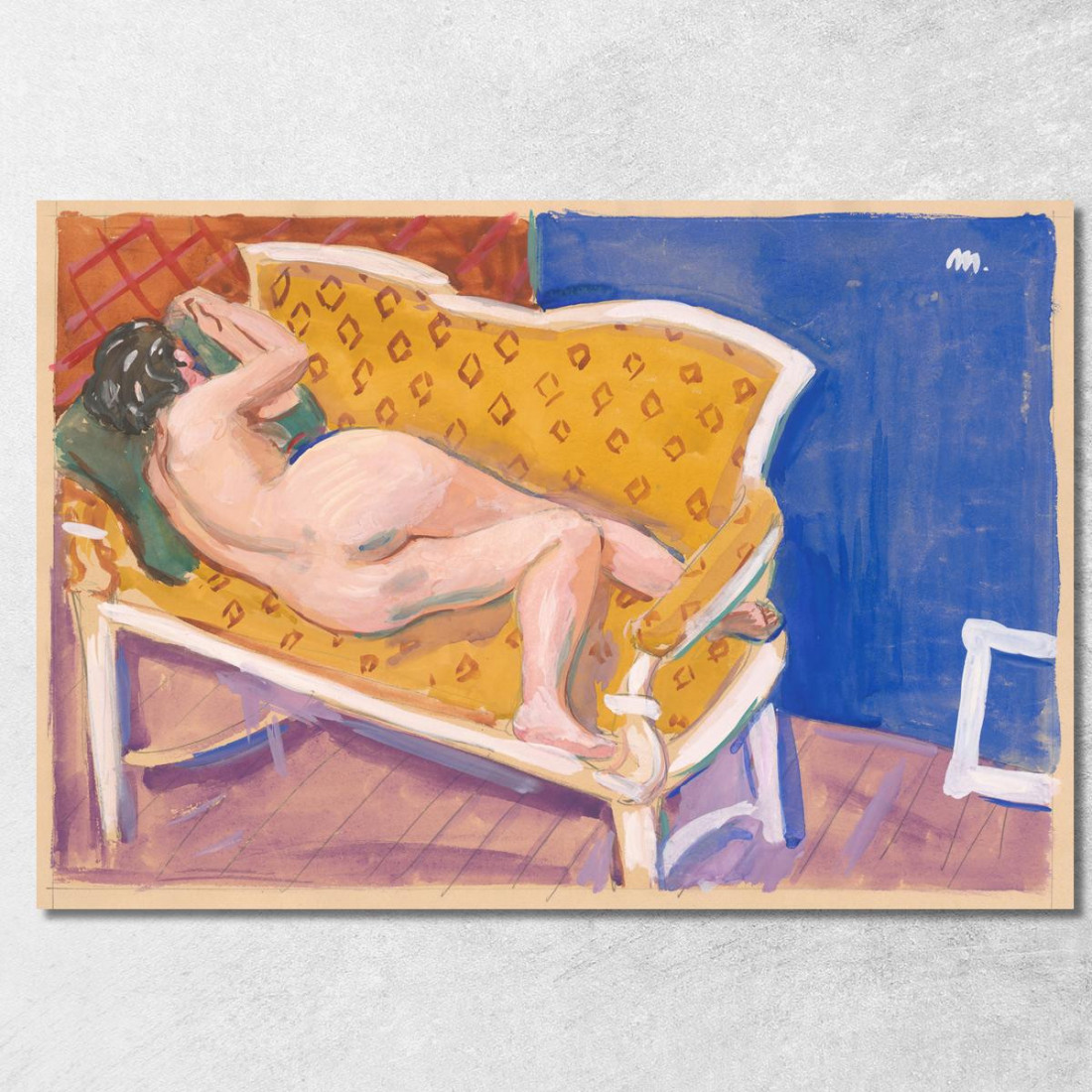 Nudo Disteso 2 Cyprián Majerník cmj55 quadro stampato su tela Nudo Disteso 2 Cyprián Majerník cmj55 quadro stampato su tela