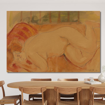 Nudo Disteso Cyprián Majerník cmj57 quadro stampato su tela