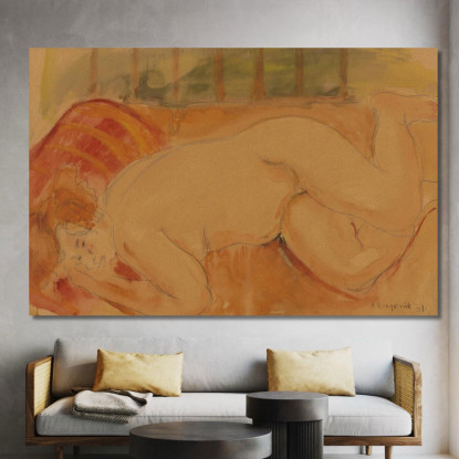 Nudo Disteso Cyprián Majerník cmj57 quadro stampato su tela