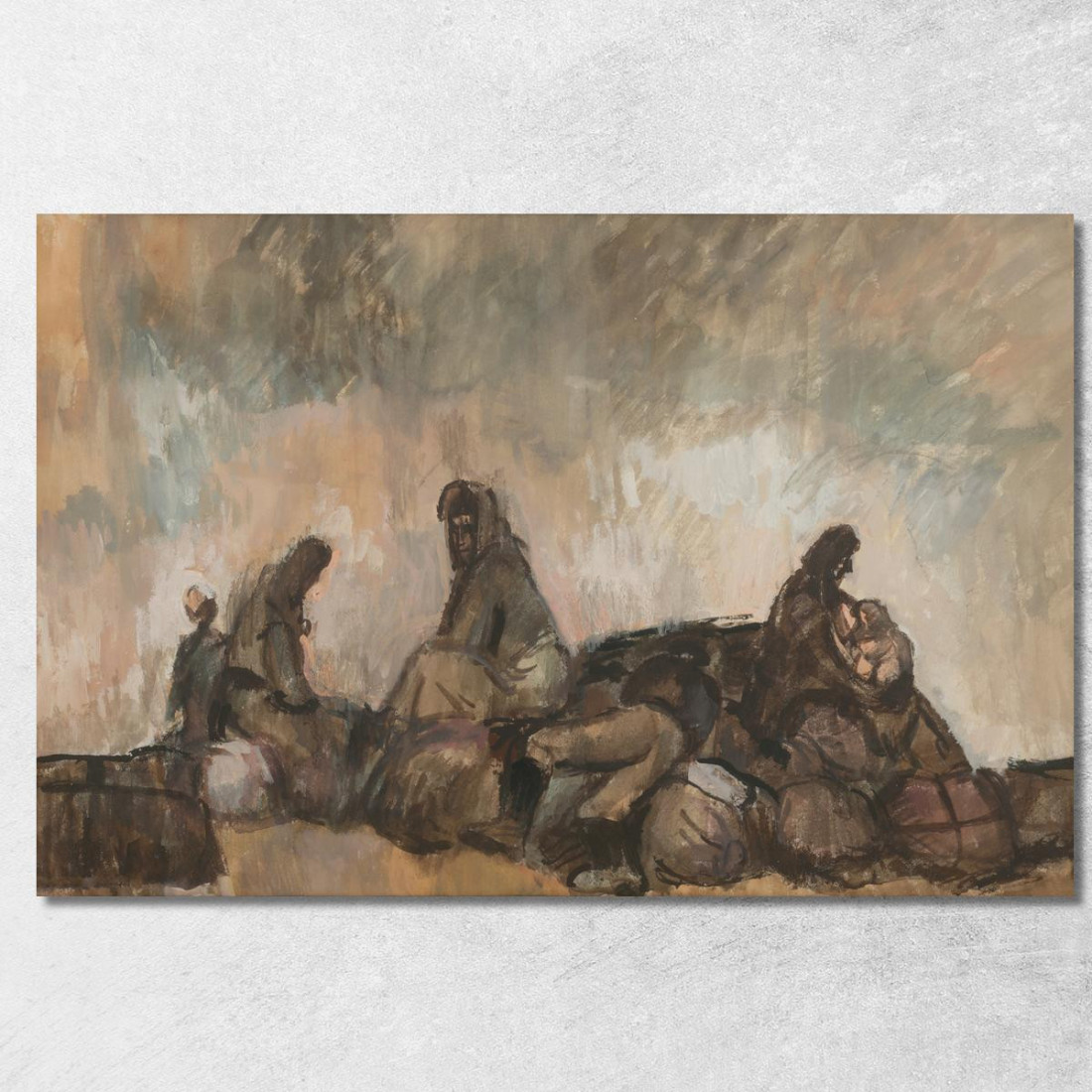 Rifugiati 2 Cyprián Majerník cmj58 quadro stampato su tela Rifugiati 2 Cyprián Majerník cmj58 quadro stampato su tela