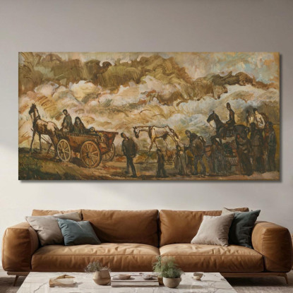 Rifugiati 3 Cyprián Majerník cmj59 quadro stampato su tela
