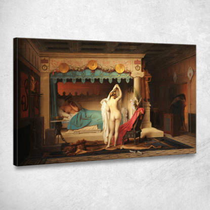 Re Candaule Jean-Léon Gérôme jlg64 quadro stampato su tela