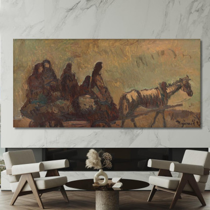 Rifugiati 5 Cyprián Majerník cmj61 quadro stampato su tela