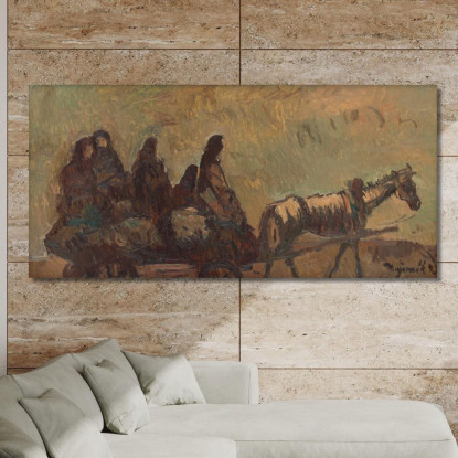 Rifugiati 5 Cyprián Majerník cmj61 quadro stampato su tela