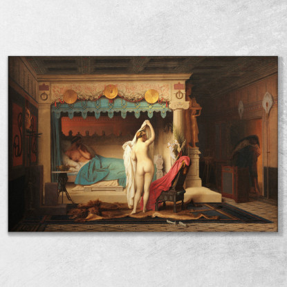 Re Candaule Jean-Léon Gérôme jlg64 quadro stampato su tela