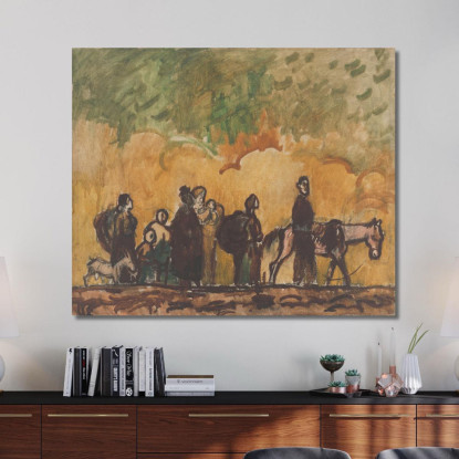 Rifugiati 7 Cyprián Majerník cmj63 quadro stampato su tela