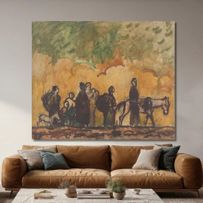 Rifugiati 7 Cyprián Majerník cmj63 quadro stampato su tela