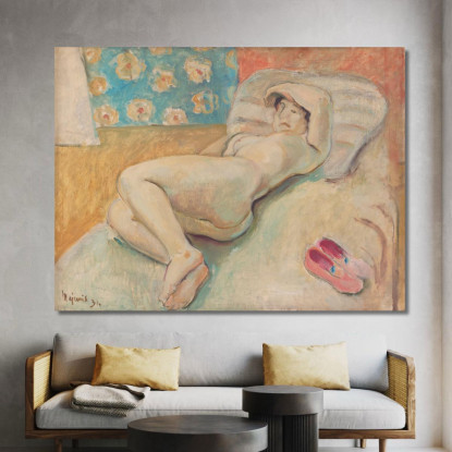 Donna A Riposo Cyprián Majerník cmj65 quadro stampato su tela