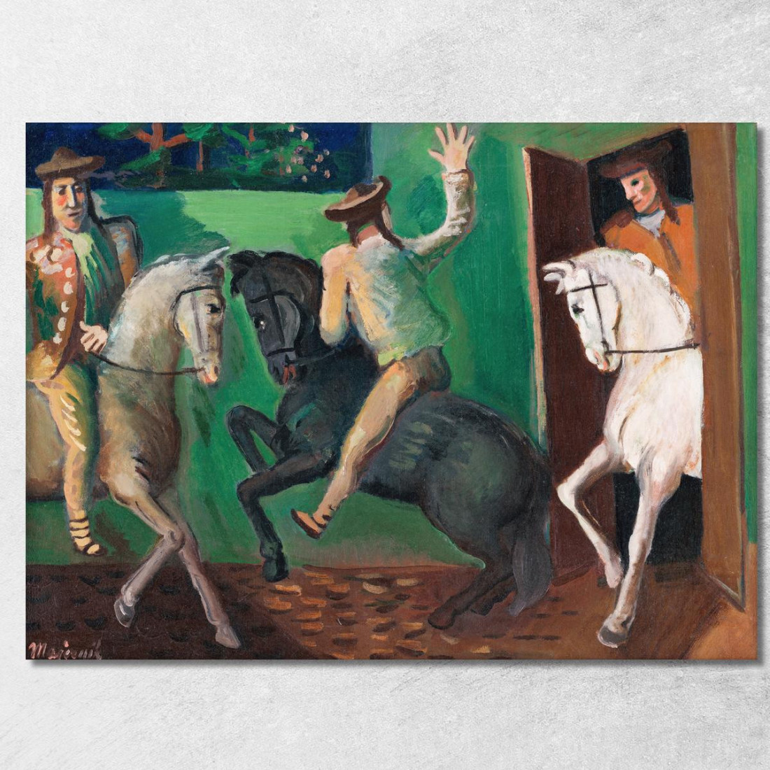 Cavalieri A Cavallo Cyprián Majerník cmj67 quadro stampato su tela Cavalieri A Cavallo Cyprián Majerník cmj67 quadro stampato su tela