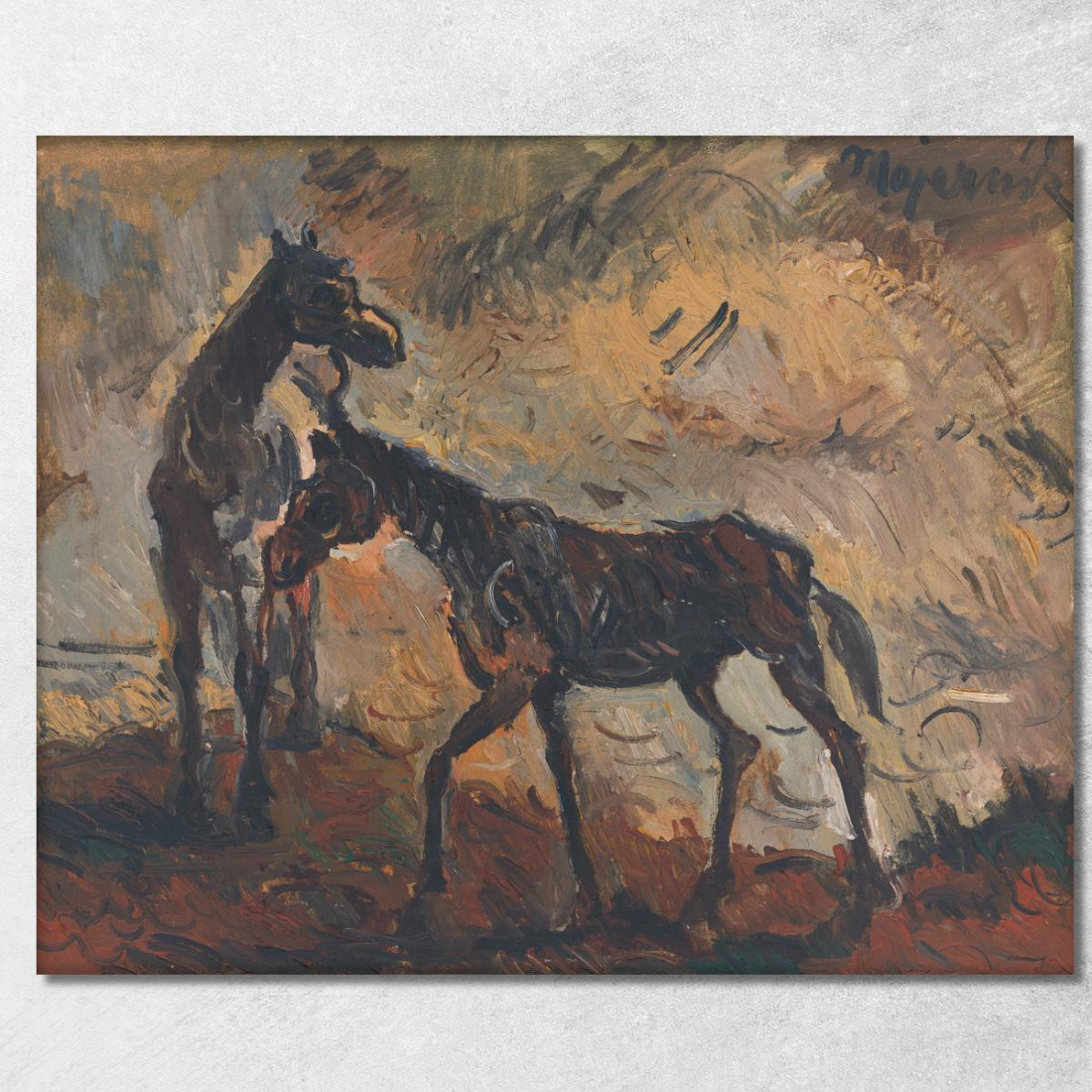 Cavalli In Fuga Cyprián Majerník cmj69 quadro stampato su tela Cavalli In Fuga Cyprián Majerník cmj69 quadro stampato su tela