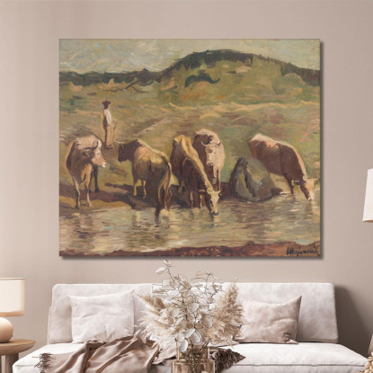 Estate Cyprián Majerník cmj79 quadro stampato su tela