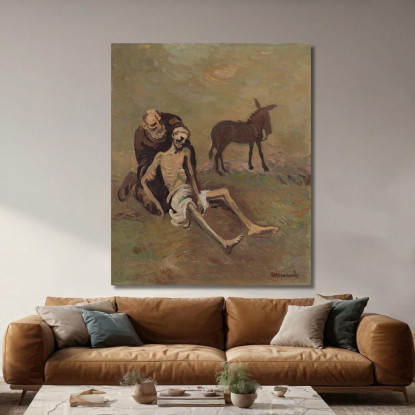 Il Buon Samaritano Cyprián Majerník cmj81 quadro stampato su tela