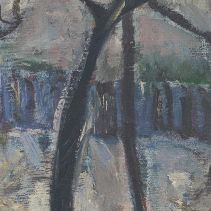 Alberi In Un Giardino Cyprián Majerník cmj84 quadro stampato su tela