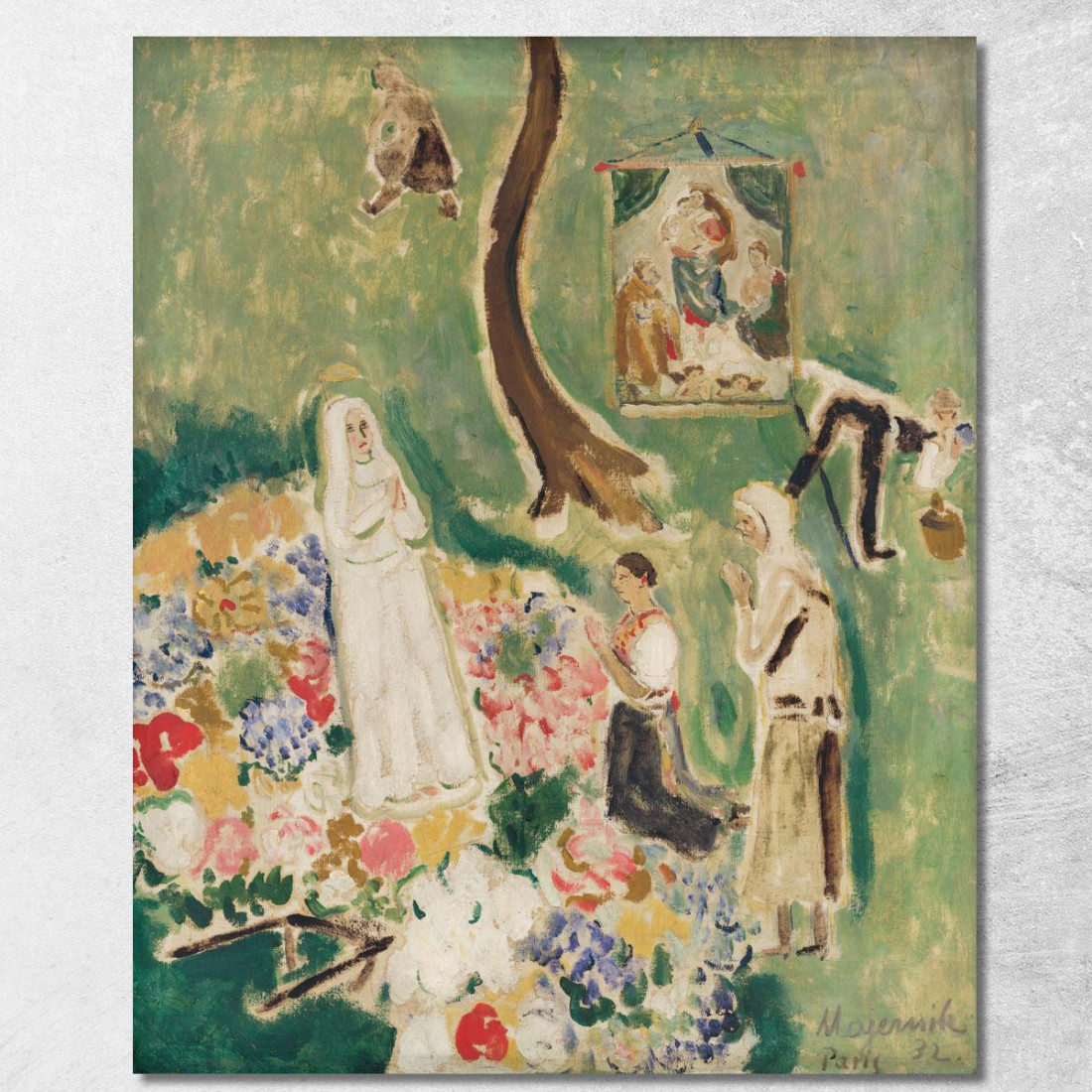 Due Madonne Cyprián Majerník cmj86 quadro stampato su tela Due Madonne Cyprián Majerník cmj86 quadro stampato su tela