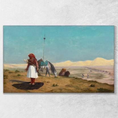 Preghiera Nel Deserto Jean-Léon Gérôme jlg68 quadro stampato su tela