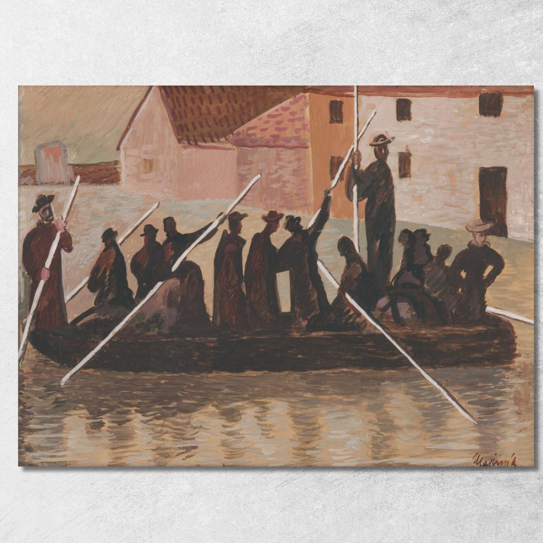 Alluvione Cyprián Majerník cmj99 quadro stampato su tela Alluvione Cyprián Majerník cmj99 quadro stampato su tela