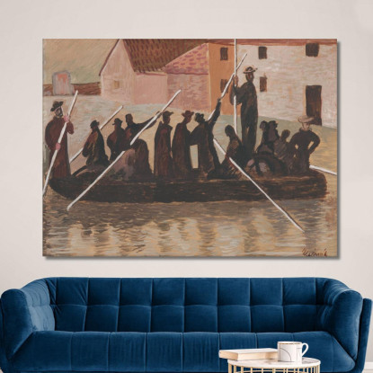 Alluvione Cyprián Majerník cmj99 quadro stampato su tela