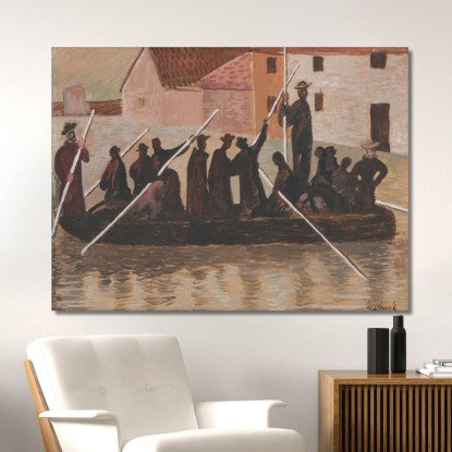Alluvione Cyprián Majerník cmj99 quadro stampato su tela