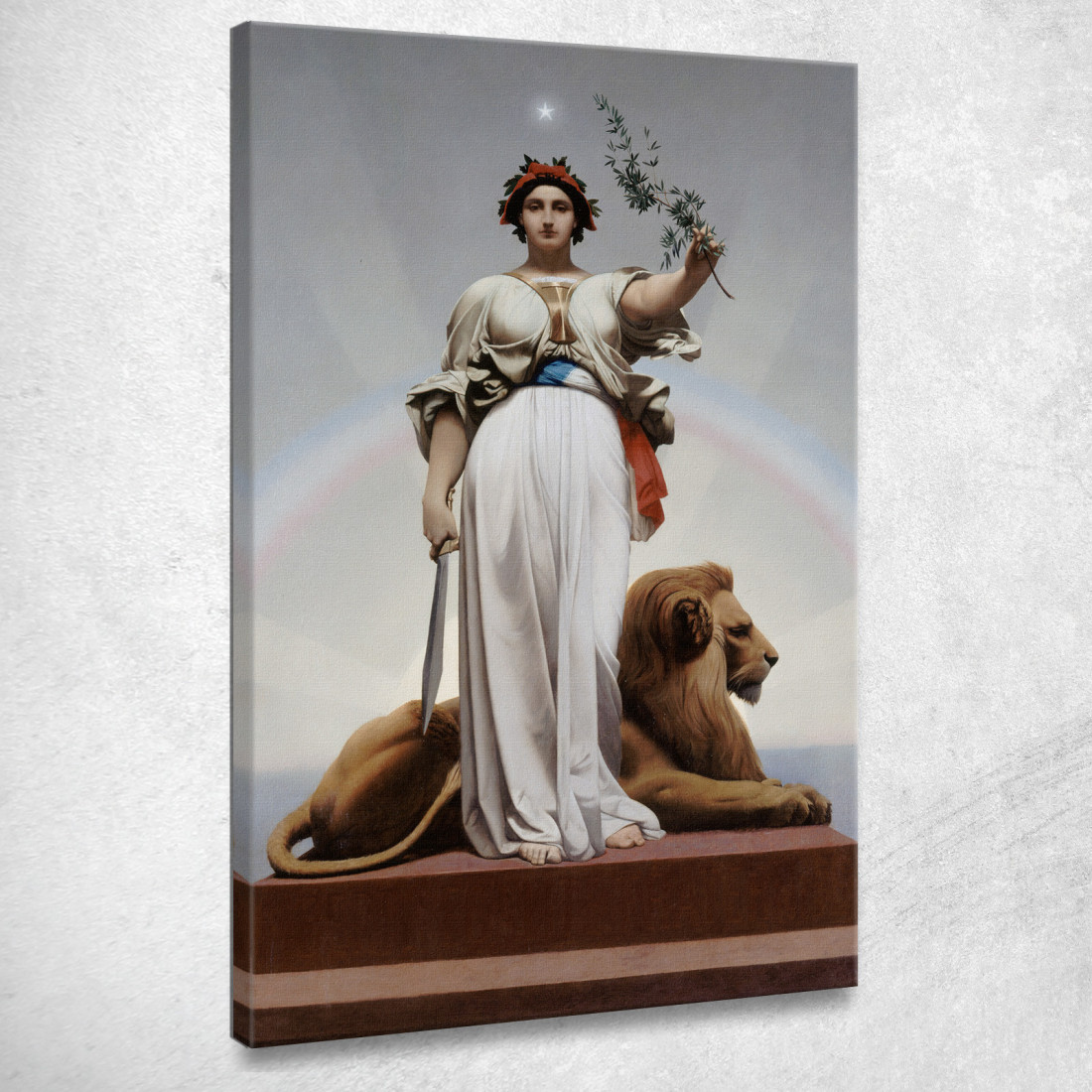 La Repubblica Jean-Léon Gérôme jlg69 quadro stampato su tela La Repubblica Jean-Léon Gérôme jlg69 quadro stampato su tela