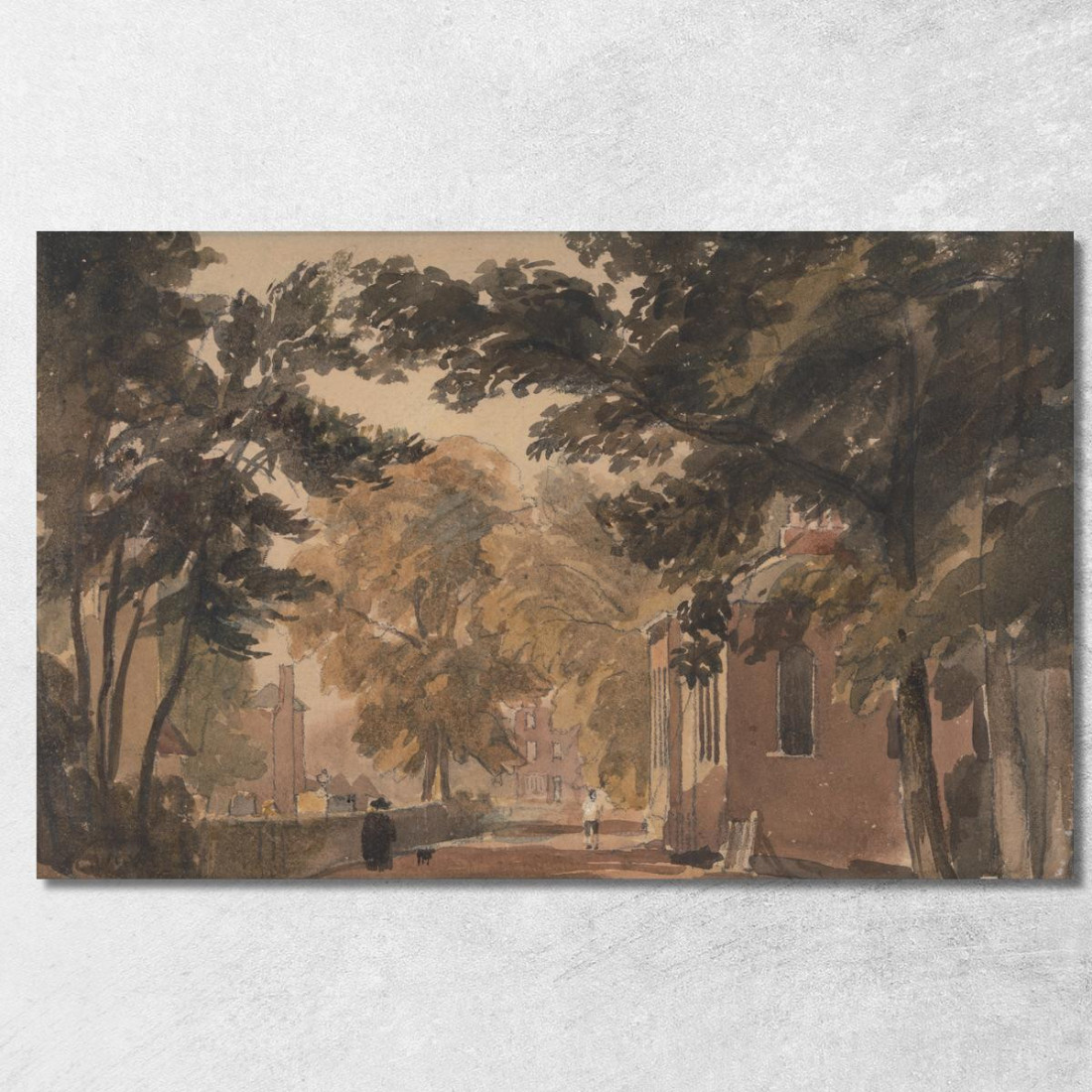 Una Strada A Harborne David Cox dcx1 quadro stampato su tela Una Strada A Harborne David Cox dcx1 quadro stampato su tela