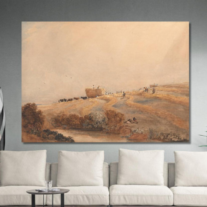 Fienagione David Cox dcx23 quadro stampato su tela