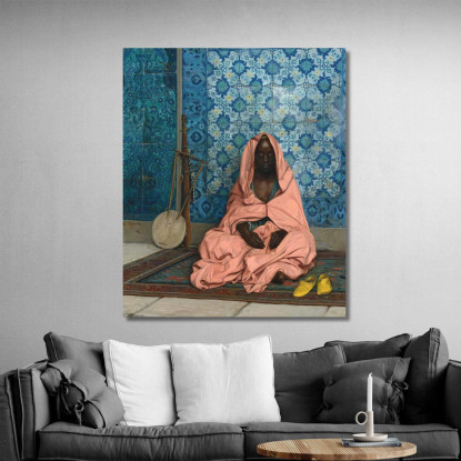 Il Bardo Oscuro Jean-Léon Gérôme jlg72 quadro stampato su tela