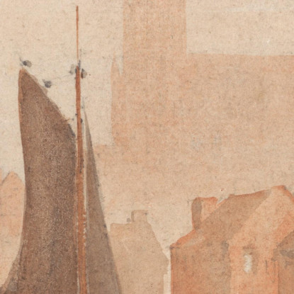 Cattedrale Di Lincoln Dal Brayford Pool David Cox dcx30 quadro stampato su tela
