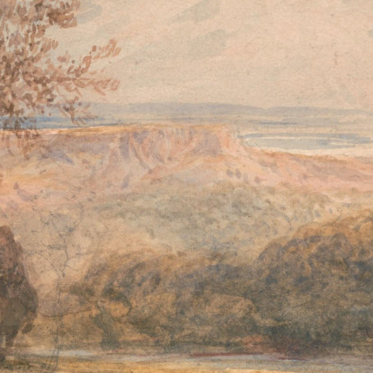 Sul Wye David Cox dcx37 quadro stampato su tela