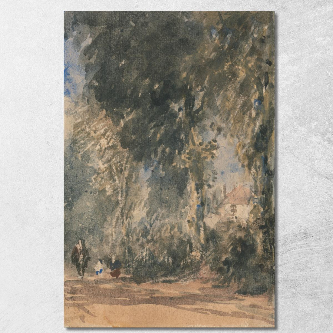 I Cancelli Dell'Abbazia Guardando Verso Greenfield House David Cox dcx43 quadro stampato su tela I Cancelli Dell'Abbazia Guardando Verso Greenfield House David Cox dcx43 quadro stampato su tela
