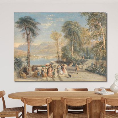 Windermere Durante La Regata David Cox dcx58 quadro stampato su tela
