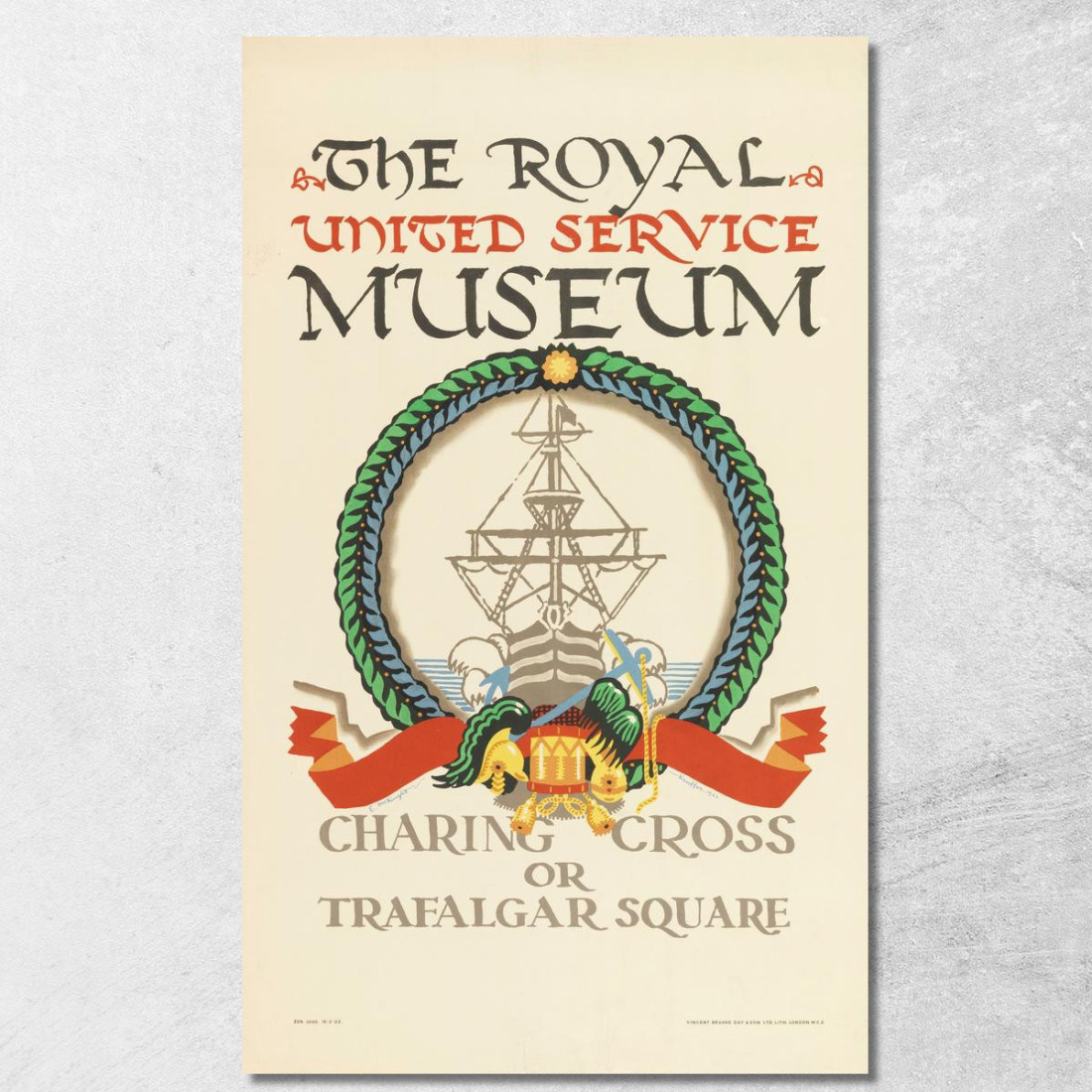 Il Museo Reale Del Servizio Unito Per La Metropolitana Di Londra Edward McKnight Kauffer emk15 quadro stampato su tela Il Museo Reale Del Servizio Unito Per La Metropolitana Di Londra Edward McKnight Kauffer emk15 quadro stampato su tela