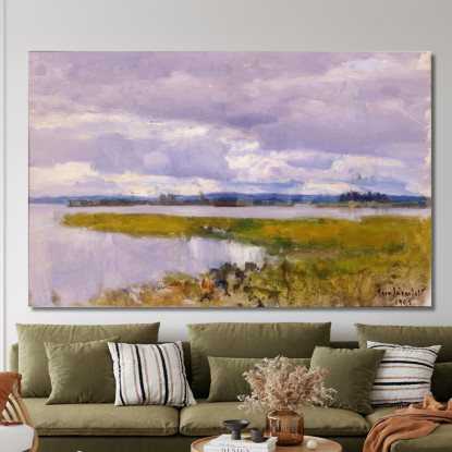 Paisaje Eero Järnefelt ejr23 cuadro en lienzo