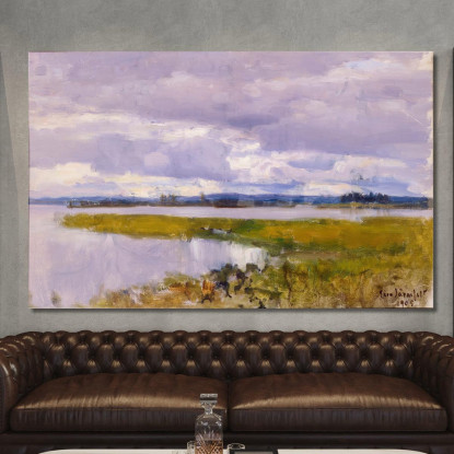 Paisaje Eero Järnefelt ejr23 cuadro en lienzo