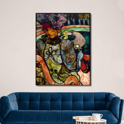 Al Nuovo Circo - Papa Crisantemo Henri de Toulouse-Lautrec htl16 quadro stampato su tela