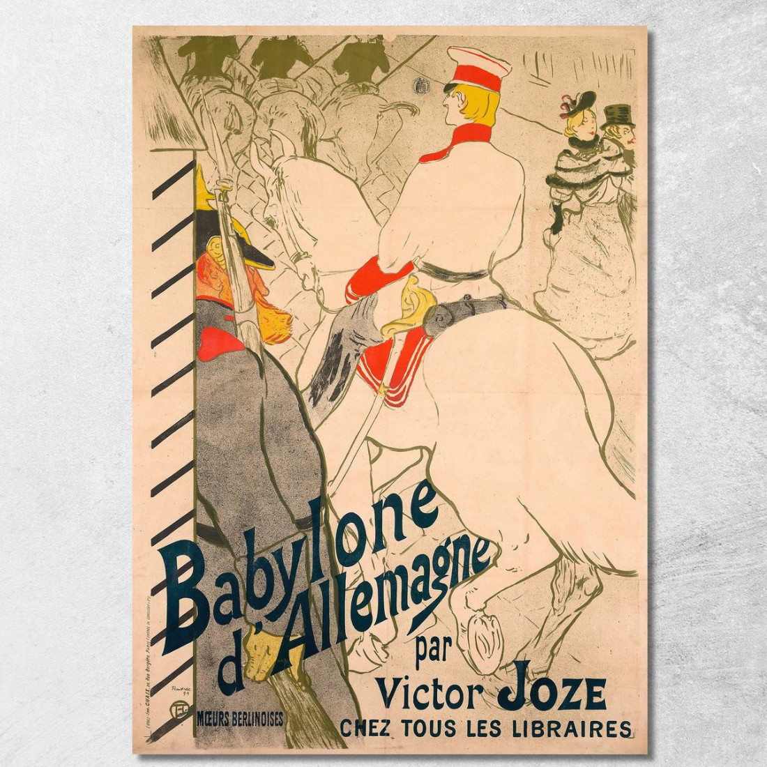 Babilonia Di Germania Henri de Toulouse-Lautrec htl21 quadro stampato su tela Babilonia Di Germania Henri de Toulouse-Lautrec htl21 quadro stampato su tela