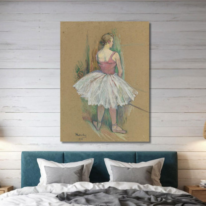 Ballerina Vista Di Schiena Henri de Toulouse-Lautrec htl30 quadro stampato su tela